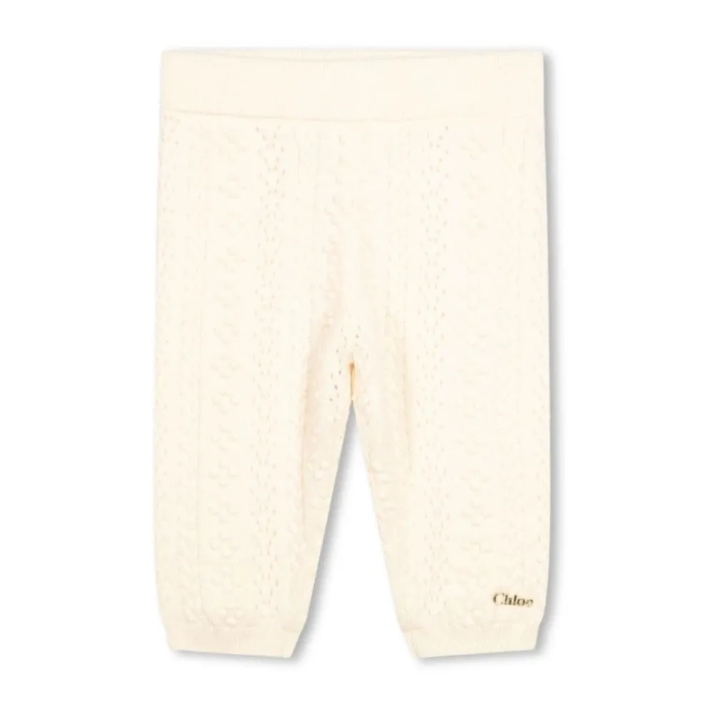 Chloé Broeken & Jeans^Ivory Broek Elegante Stijl