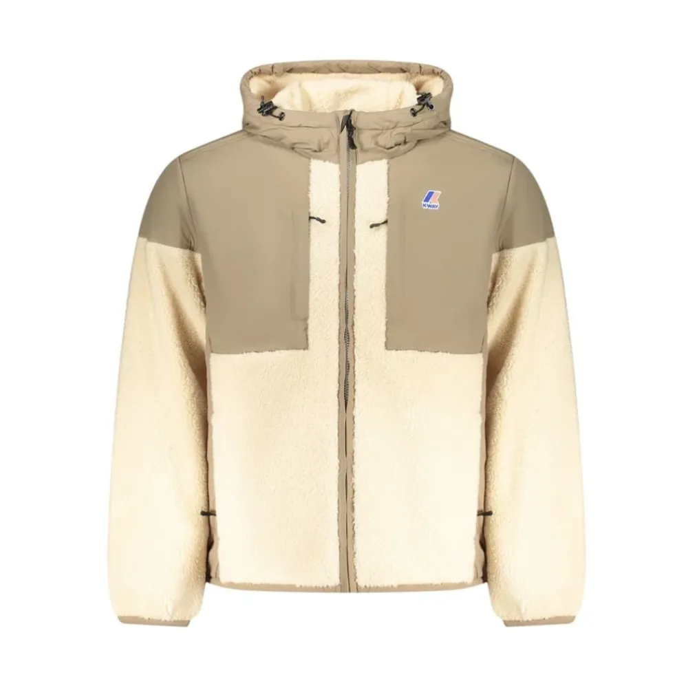 K-Way Jacket met lange mouwen en capuchon