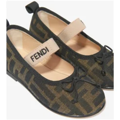 Fendi Ballerina'S^Jacquard Ballerina`s met FF Logo Detail