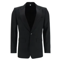 Heren Burberry Kostuums^Jacquard Details Smokingjasje