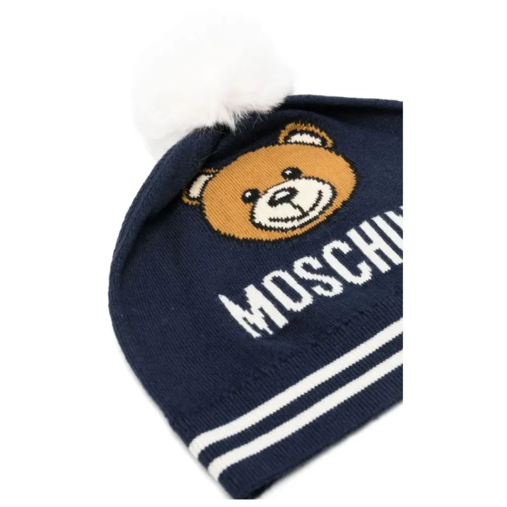Moschino Mutsen En Petten^Jacquard Gebreide Mut