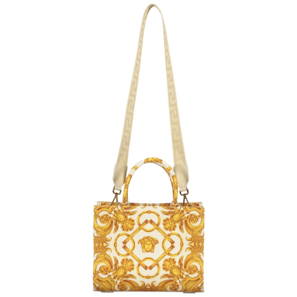 DAMES Versace Shoppers^Jacquard Motif Canvas Tote Bag