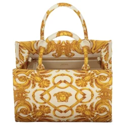 DAMES Versace Shoppers^Jacquard Motif Canvas Tote Bag