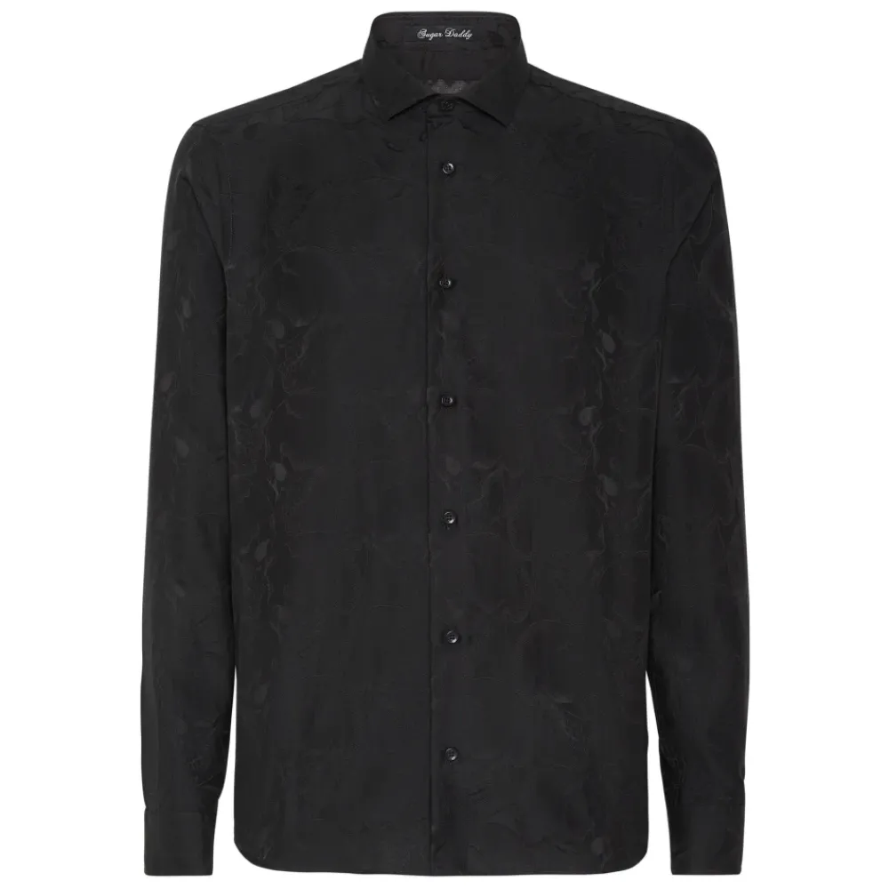 Heren Philipp Plein Overhemden^Jacquard Shirt Sugar Daddy Cut