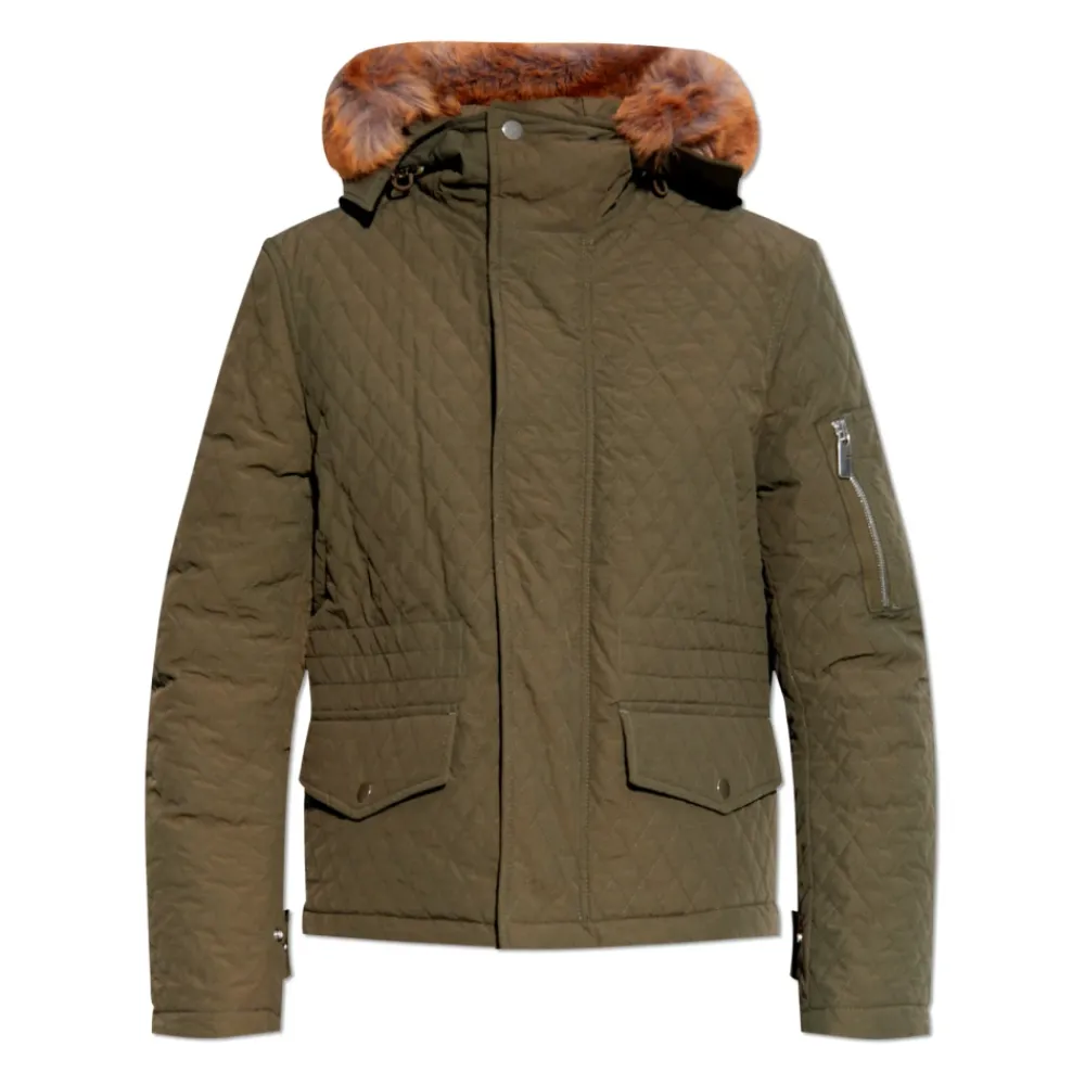 DAMES Burberry Jas met Afneembare Kraag