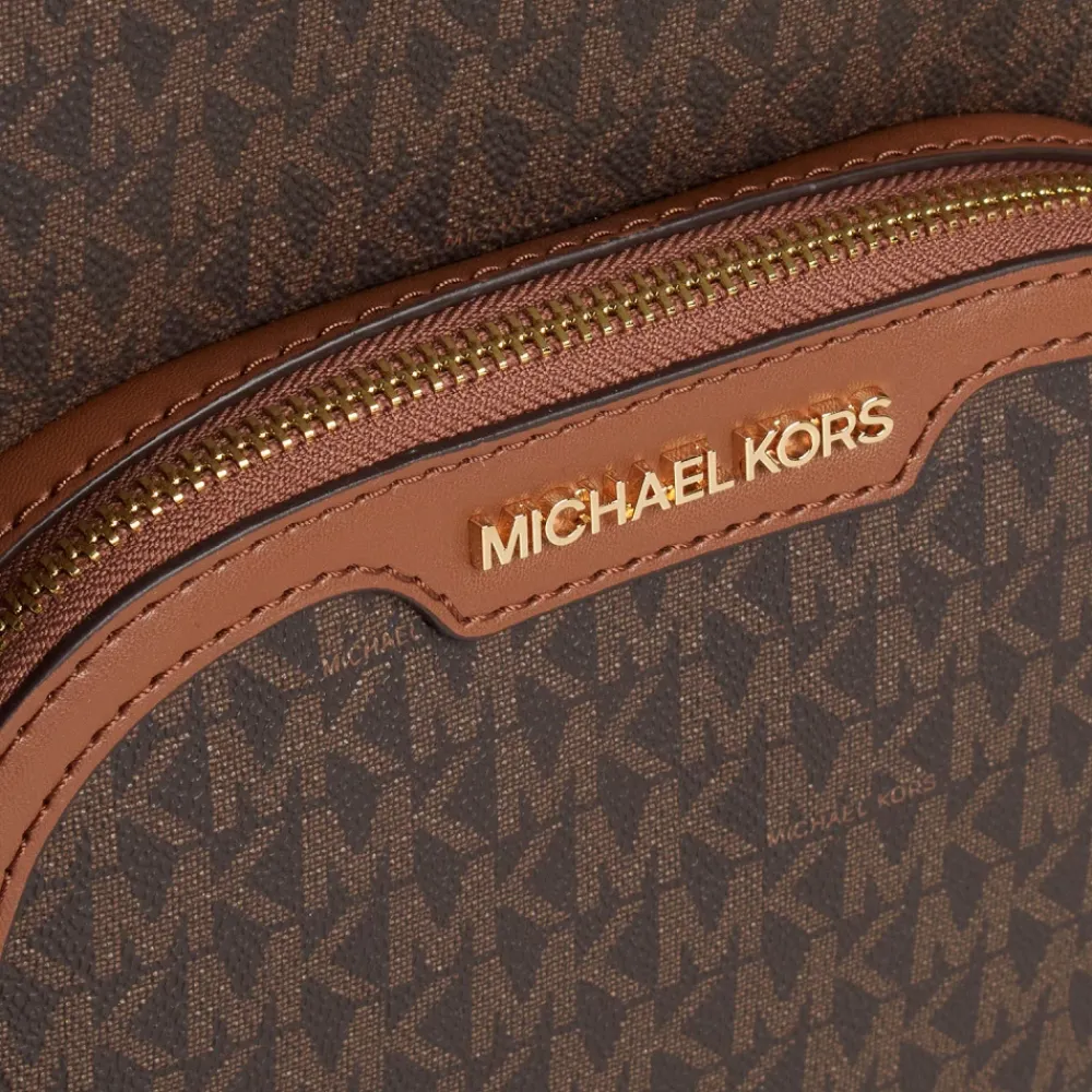 DAMES Michael Kors Jaycee Rugzak van bedrukt canvas