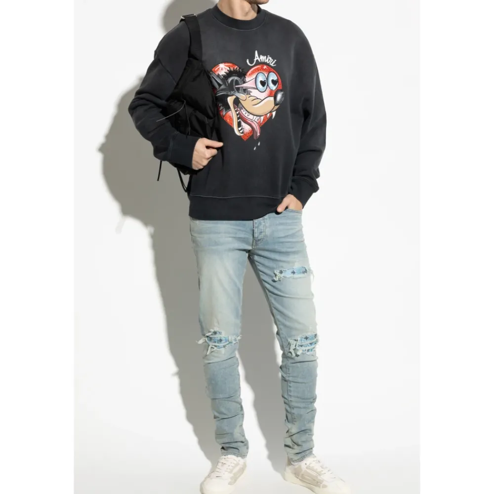 Heren Amiri Jeans met logo