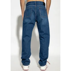 Heren Off White Jeans^Jeans met Logo