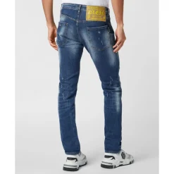 Heren Philipp Plein Jeans Straight Cut Lion Circus