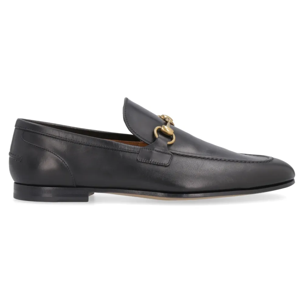 Heren Gucci Jordaan leren loafers met bit
