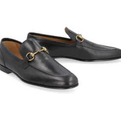 Heren Gucci Jordaan leren loafers met bit