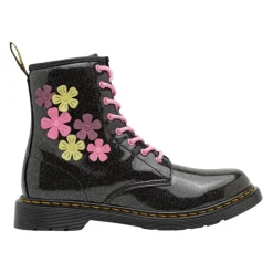 Dr. Martens Junior 1460 Glitter & Flower Applique Veterlaarzen
