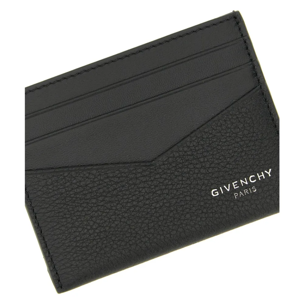 Heren Givenchy Portefeuilles^Kaarthouder van generfd leer