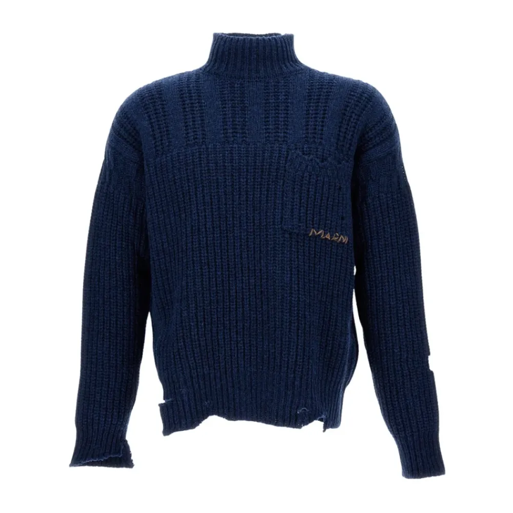Heren Marni Kabel Gebreide Coltrui