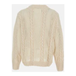 DAMES Lorena Antoniazzi Kabel Gebreide Trui met Ronde Hals