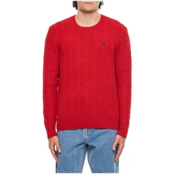 Heren Polo Ralph Lauren Truien & Vesten^Kabelgebreide trui van wol en kasjmier