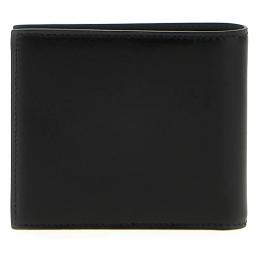 Heren Dolce & Gabbana Kalfsleren Bifold Portemonnee met Logo