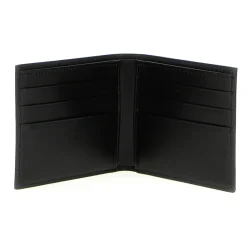 Heren Dolce & Gabbana Kalfsleren Bifold Portemonnee met Logo