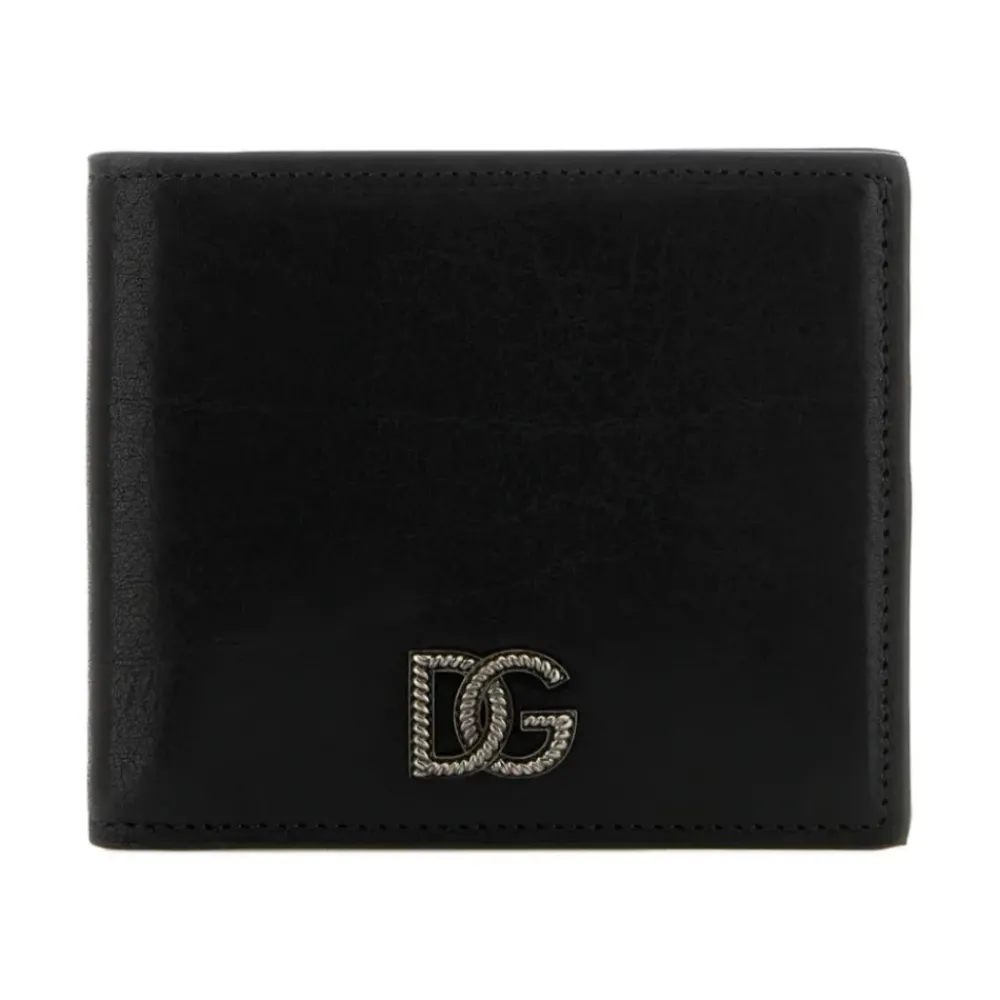Heren Dolce & Gabbana Kalfsleren Bifold Portemonnee