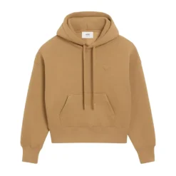 DAMES Ami Paris Kameel Hoodie met Voorzak