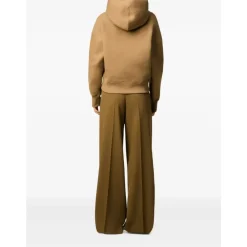 DAMES Ami Paris Kameel Hoodie met Voorzak