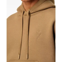 DAMES Ami Paris Kameel Hoodie met Voorzak