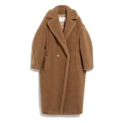 DAMES Max Mara Trenchcoats & Mantels^Kameel Teddy Jas Stijlvolle Wintermode