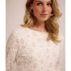 DAMES Tramontana Kanten Top Korte Mouw