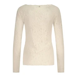 DAMES Tramontana Kanten Top Korte Mouw