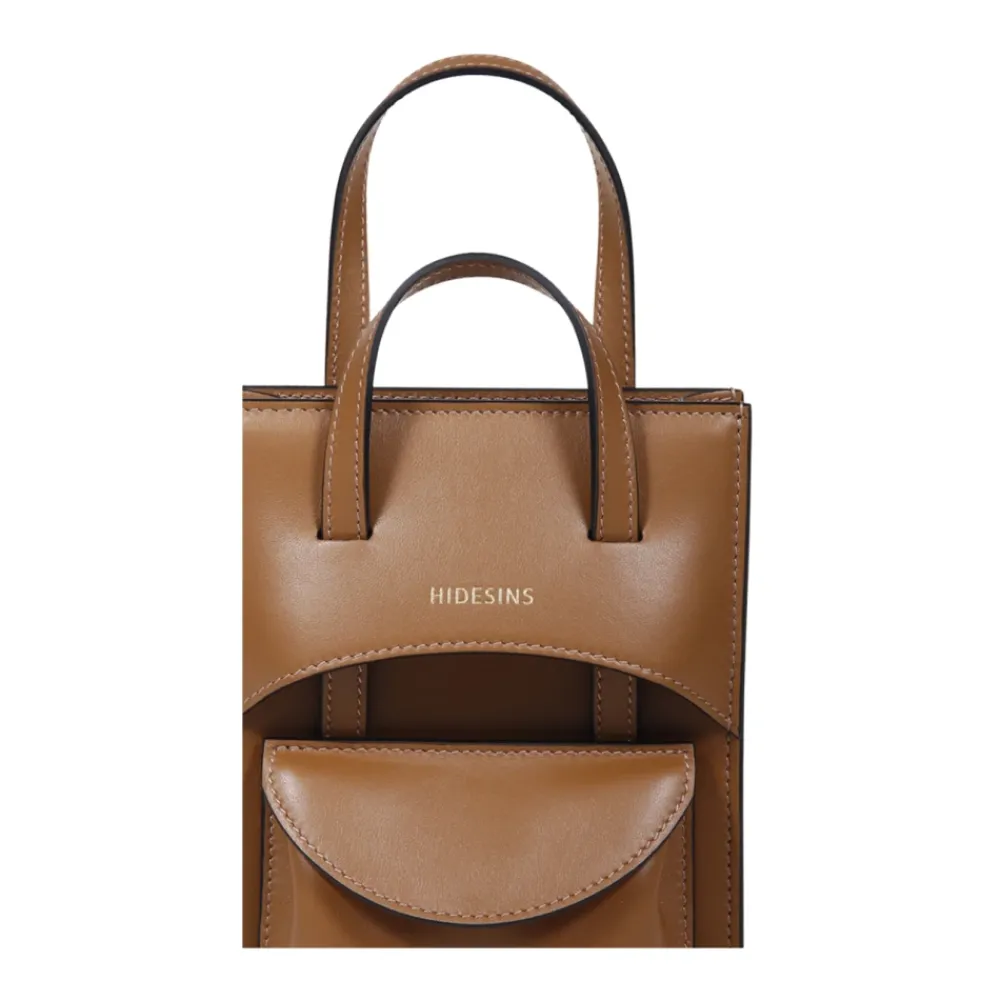 DAMES Hidesins Karamel Mini Flap Tas