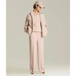 DAMES Kiton Kasjmier en zijde geperforeerde trui