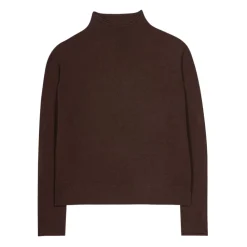 DAMES Luisa Cerano Truien & Vesten^Kasjmier Mix Trui met Opgerolde Kraag