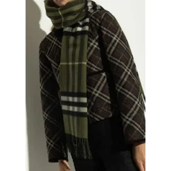 DAMES Burberry Sjaals|Sjaals^Kasjmier sjaal met franjes