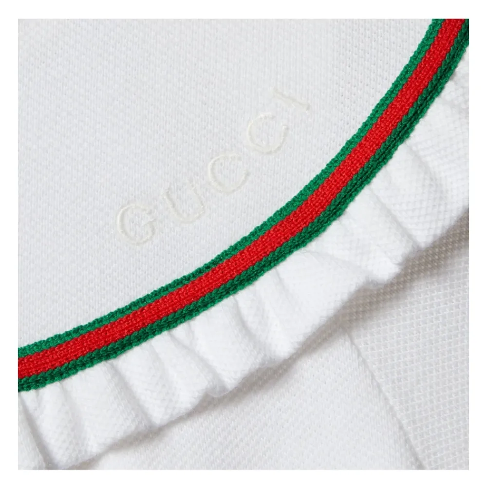 Gucci Katoenen Bodysuit met Ruches