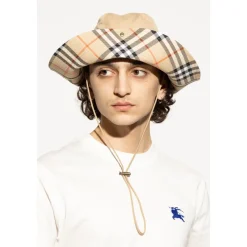 Heren Burberry Katoenen hoed met strikjes