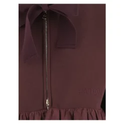 DAMES Patou Hoodies & Sweatvesten^Katoenen hoodie met ruches