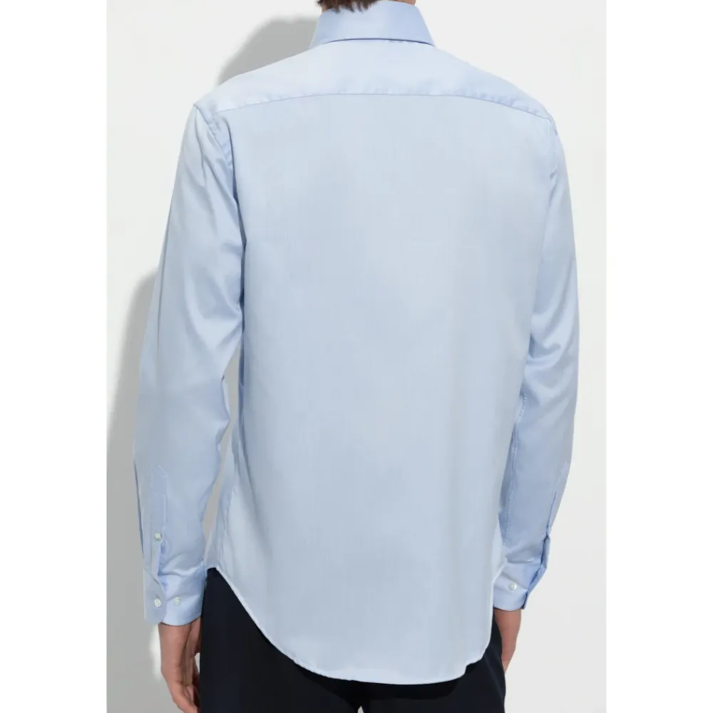 Heren Emporio Armani Overhemden^Katoenen overhemd