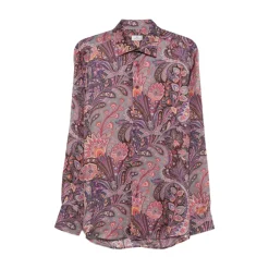 Heren Etro Katoenen overhemd met geplaatste print