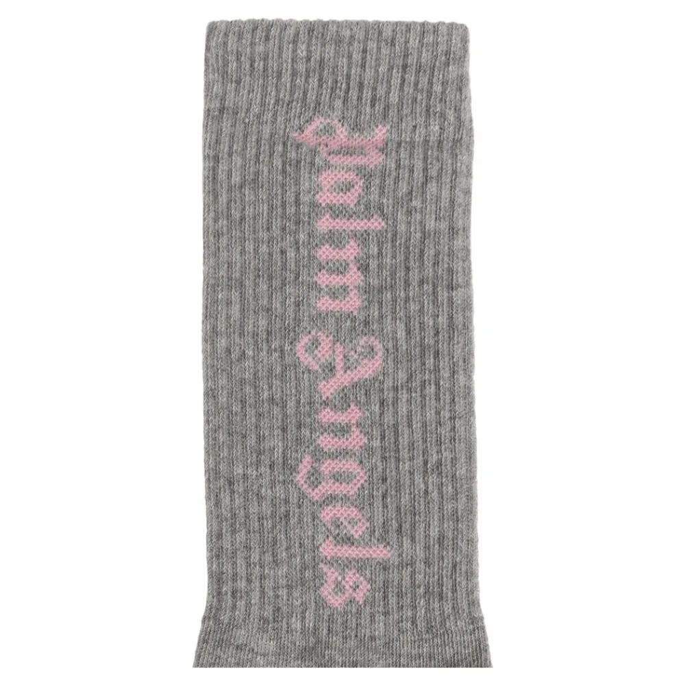 Palm Angels Katoenen Sokken Met Logo