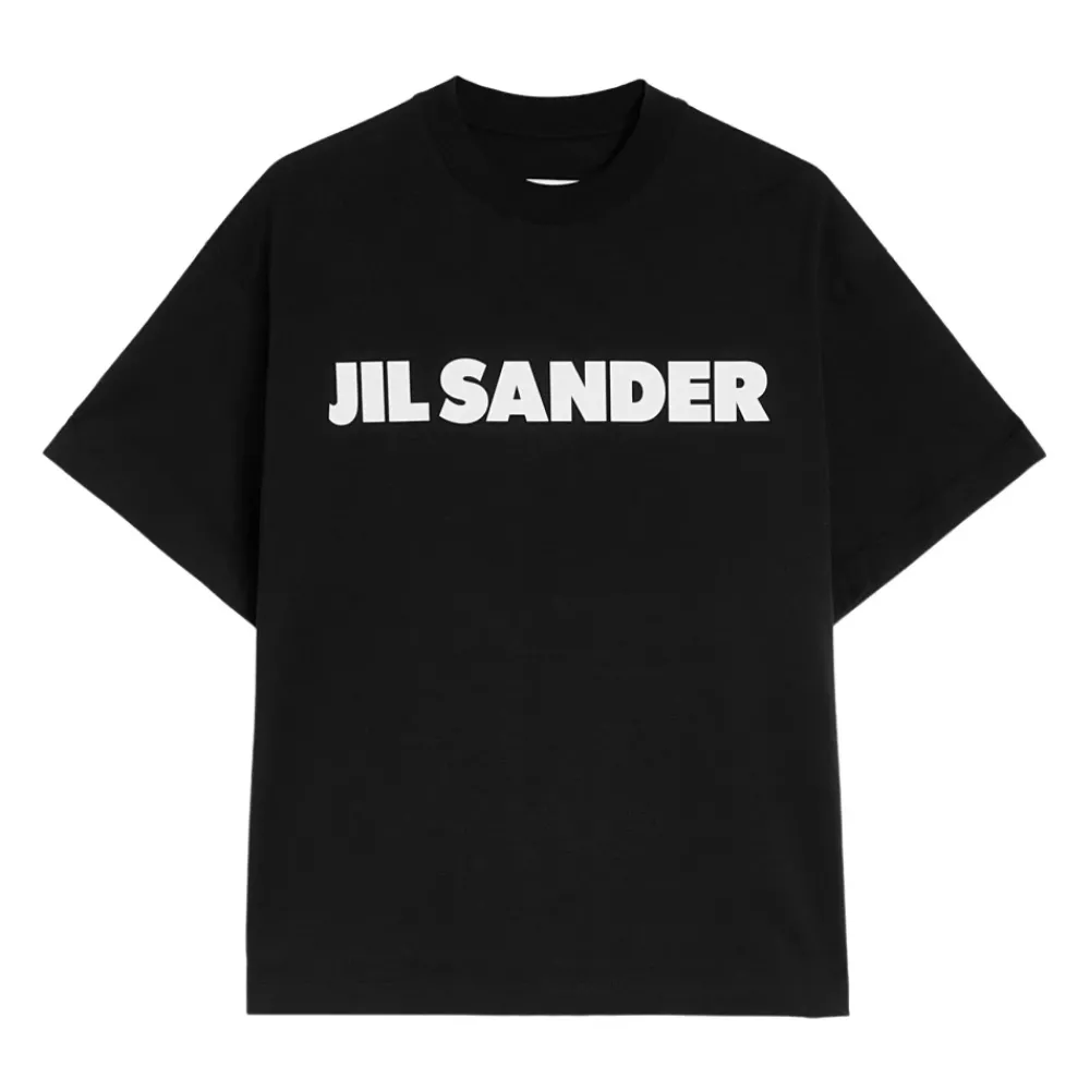DAMES Jil Sander Shirts^Katoenen T-shirt met Logo