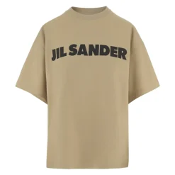 DAMES Jil Sander Shirts^Katoenen T-shirt met Logo