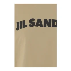 DAMES Jil Sander Shirts^Katoenen T-shirt met Logo