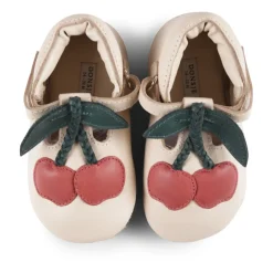 Donsje Kers Versierde Leren T-Bar Schoenen