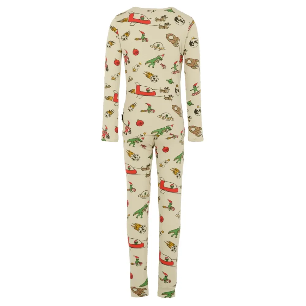 Molo Kerst Alien Print Pyjama Set