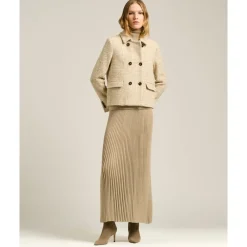 DAMES Kiton Enkellaarsjes|Laarzen^Kid Suède Laarzen met Naaldhak