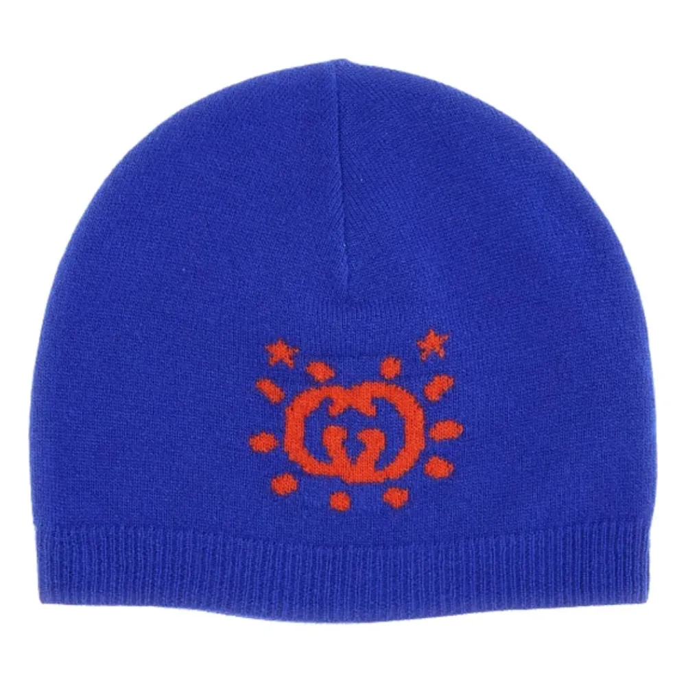 Gucci Kids Beanie met UFO Intarsia