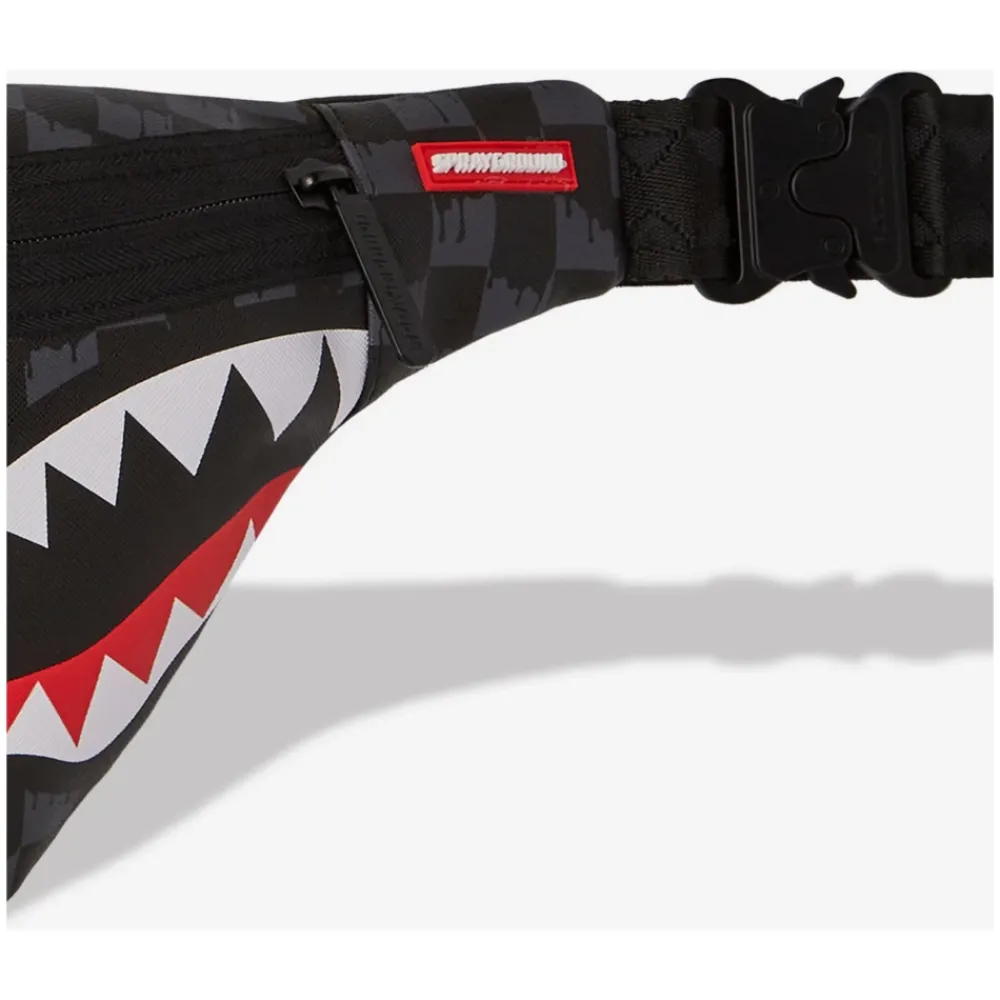 SPRAYGROUND Tassen^Kids Drip Check Shark Belt Bag
