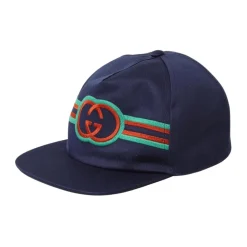 Gucci Mutsen En Petten^Kinderen e Logo Baseballpet