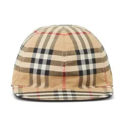 Burberry Mutsen En Petten^Kinderen Omkeerbare Katoenen Pet