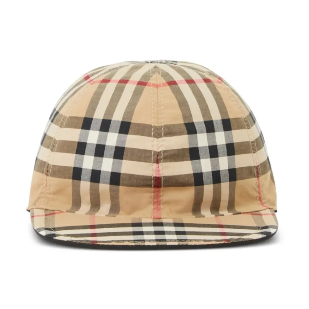 Burberry Mutsen En Petten^Kinderen Omkeerbare Katoenen Pet